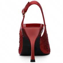 TDD Rhinestone Womens Sandals Dressy Strappy Wide Sandalias Comfortable Summer Dress Pointed Toe High Heels Ladies Fashion Elegantes 3 Inch Stiletto Pumps