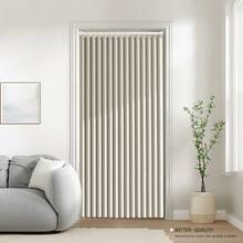 Cortina de puerta plegable de 1 pieza, función de plegado magnético, adecuada para sala de estar, dormitorio, porche, oficina, universal en todas las estaciones 39,5 * 78,7 pulgadas