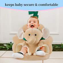 Sitting Chair Cute Elephant Infant Floor Seat Learning To Sit Chair For 4 Months  Up - B - View 3