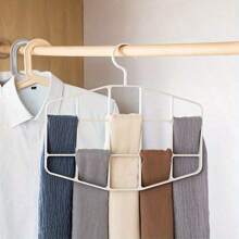 2pcs/1pc ABS Home Used Scarf, Tie & Belt Organizer Hanger Rack, For Storing Scarf,Tie, Suitable For Bedroom, Balcony, Dorm