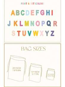 Sacchetto personalizzato - Sacchetto gadget per bambini - Sacchetto gadget personalizzato - Nome personalizzato - Sacchetto con nome per bambini - Gadget per festa di bambini - Sacchetto con coulisse, borsa personalizzata, borsa regalo, borsa per biblioteca, borsa per libri, borsa per la scuola, per asilo, regalo personalizzato, borsa con nome, nome moderno