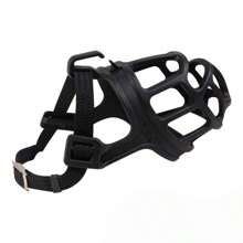 1 muselière pour chien, masque pour chien, anti-léchage, anti-morsure, respirant, eau potable, réglable