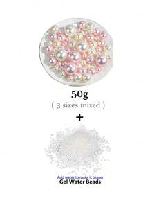 100g/200g/400g Faux Pearl Vase Filler, Hole-Less Pearl Beads Vase Filler, 10/16/20mm Mixed Size, Suitable For Floating Candles, Vase Decor, Tabletop Centerpieces, Ideal For Birthday, Wedding, Anniversary, Theme Party, Ambiance Creation, Room Decor, Home Decor, Vases, Glass Vases - Multicolor - View 13