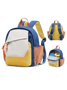 Mochila Fofa Infantil com Alça de Ombro Ajustável para Meninos e Meninas, Mochila Escolar Leve para Crianças com Vários Bolsos, Mochila Pré-Escolar Combinando Cores, Mochila Escolar para Creche e Ensino Fundamental, Mochila à Prova d'Água para Uso Externo, Acampamento, Viagens, Transporte, Escola, Disponível em 3 Cores, Versões Novas e Antigas são Enviadas Aleatoriamente