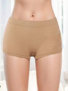 3Pzs/6pzs Shorts Interiores de Mujer,Calzoncillos Bóxer de dama Microfibra Gruesa Resalta Pompi,Diseño de Mariposa con Calado,Cómodos Y Transpirables Para Mujer - color mezclado - Ver 5