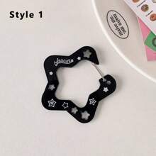 14 Styles Acrylic Mountaineering Buckle Creative Keychain Accessories Pendant Diy Bag Pendant Storage Pendant Mobile Phone Case Pendant Doll Pendant Buckle