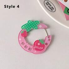 14 Styles Acrylic Mountaineering Buckle Creative Keychain Accessories Pendant Diy Bag Pendant Storage Pendant Mobile Phone Case Pendant Doll Pendant Buckle