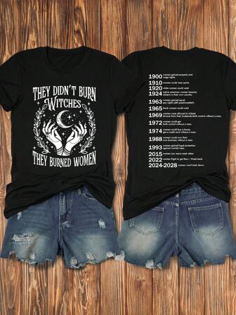 They Didn't Burn Witches Shirt, They Burned Women T Shirt, Women's Rights Date T Shirt, Witch T Shirt, Women Shirt, Women T Shirt