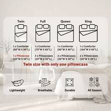 Castle Fairy Sun And Moon Bedding Set Twin/Full/Queen Size,Black And White Starry Galaxy Comforter For Adult,Boho Hippie Constellation Bedding Decor Duvet Insert,Twin Only 1 Pillowcase,Queen Size 2 Pillowcases - 黑色 - 查看 6