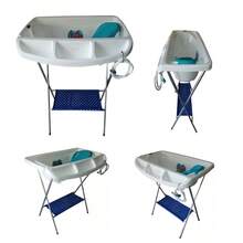 BAÑERA PARA BEBE CON BASE - Azul - Ver 9