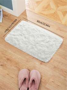 1 pièce, Tapis de zone doux pour chambre à coucher moelleux, tapis moelleux antidérapant à poils longs et doux pour le chevet, tapis de salon tie-dye pour filles enfants bébé adolescent dortoir décoration maison, tapis de chambre à coucher salon nurserie décoration de pièce