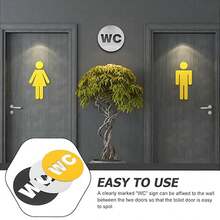 علامة مرآة أكريليك كلاسيكية للحمام مع ظهر لاصق - ديكور سهل التطبيق للباب لاستخدام المنزل والتجاري ، مواد مدرسية ، عودة إلى المدرسة