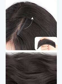 Extensiones de cabello rizado de 3 piezas con patrón de onda de agua y rizado grande para peluca de cabello largo de niños