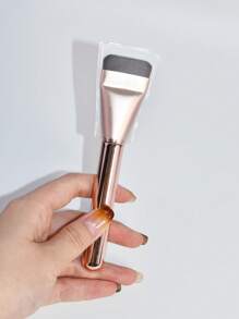 1 Stück ultra-dünser, flacher Rosé-Gold Gesichtsmaskenpinsel, multifunktionales Make-up-Tool geeignet für Anfänger, hilft ein selbstbewusstes Make-up Aussehen zu kreieren