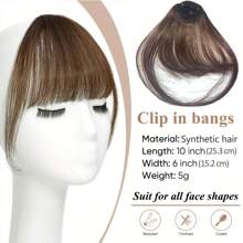 Hair Bangs With Sideburns Synthetic Clip In Hair Extensions Elegant Natural Looking For Daily Use Hair Accessories Hair Piece
