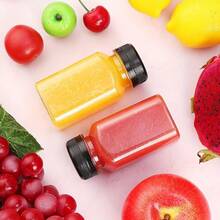 12pcs, 8oz Plastic Juice Bottles With Lids, 4oz, 5oz, 12oz, 16oz Reusable Beverage Bottles, Mini Fridge Bottles, Plastic Mini Juice Containers For Juicing, Smoothie Making, Tea And Homemade Drinks