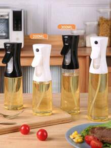 1 Piece Leak Proof Olive Oil Spray Bottle, Plastic High Pressure Spray Bottle For Condiments, Atomized Spray Can For Watering Plants And Spraying Fine Mist Cosmetics, Suitable For Kitchen, BBQ, Air Fryer And Camping, Sub-Container For Watering+Perfume Bottle(Random Color)