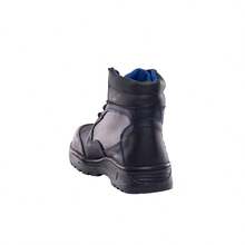 Bota Botin Calazado de Seguridad Industrial Para Hombre Dielectrica Casco de Poliamida Piel Suela Antiderrapante Tallas 25 a la 30 M091CP - Negro - Ver 6