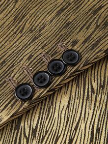 Men's New Spring Autumn Blazer Jacket, Versatile Casual/Business Suit Jacket - Yellow - View 5