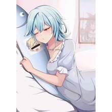 1pc Wall Arts Posters FramelessPop WHite CARD Anime Girl Poster CUTE Poster Bar Cafe Wall Art Painting Home Decor Frameless/Wood-Framed Painting