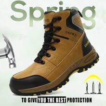 Steel Toe Sneakers For Men Indestructible Work Shoes Lightweight Comfortable Safety Sneakers Slip-Resistant Composite Toe Shoes For Construction