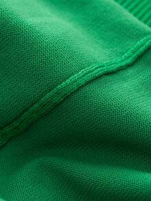 GIGOGOU Simple & Fashionable Spring Autumn Women Knit Cardigan - Army Green - View 6