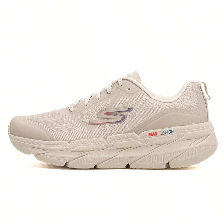 Skechers 男士 MAX CUSHIONING PREMIER 舒适轻便休闲鞋，低帮耐磨减震跑步鞋，日常户外慢跑运动鞋，54450-NAT - 11210 - 查看 1