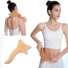 木制按摩工具、全身按摩器、手部按摩器、腿部按摩器、肩部按摩器、肩颈按摩工具、面部按摩工具、背部按摩器、腰部按摩器、全身肌肉按摩、适用于身体不同部位的多功能按摩器、头发、美发工具、护发、学校、返校、旅行、旅行必需品、家居必需品、水疗、按摩工具、按摩、按摩器、水疗 - 杏色 - 查看 19