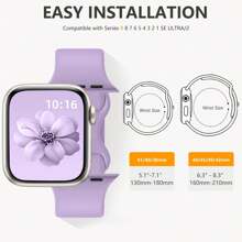 6 modische und sportliche einfarbige Silikon Uhrenarmbänder kompatibel mit Armband 38mm 40mm 41mm 45mm 44mm 42mm 49mm, weich, bequem und atmungsaktiv, Ersatzarmband mit Zubehör für Ultra Serie 10/9/SE/8/7/6/5/4/3/2/1