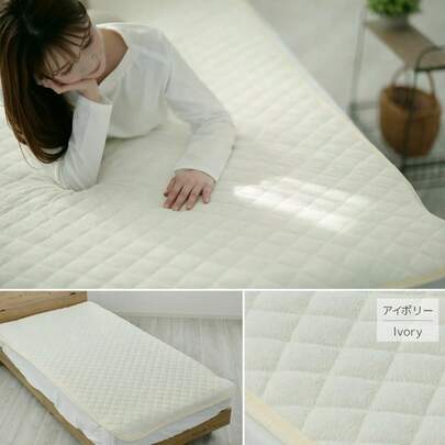 Single Bed Pad, 100% Cotton, Terry Cloth, Semi-Double, Double, Queen, King, Family, Semi-Single, Short, All Seasons, Bed Pad, Bed Pad, Stylish, Cute, Spring, Summer, Fall, Winter