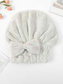 1pc Coral Fleece Bow Headband Towel, High Absorbency Hair Drying Cap, Ultra-Soft Microfiber Hair Wrap. Suitable For All Hair Types - Curly, Straight, Long, Short, Coarse, Fine, Frizzy. Wear It For Shiny, Smooth Hair Without Slipping. - Multicolor - View 16