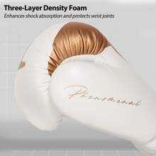 Boxing Training Gloves For Men Women - Lightweight, Shock Absorbent Boxing Glove For Boxing, MMA, Muay Thai - Special Version Size 10 Oz, Gilding/Silver Color Optional