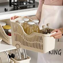 1 set de 3 tamaños de cajas de almacenamiento con ruedas de material PP con diseño de cajón, adecuado para dormitorio, cocina, baño y uso doméstico multipropósito