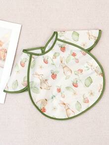 1Pc Mess Proof Baby Bib - Flip Pocket Waterproof Baby Apron - Great Travel Bib For Baby Eating - Baby Food Bibs - Multicolor - View 4