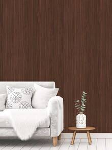 1 Roll Wood Grain Self-Adhesive Wallpaper, Heat & Oil Resistant Countertop Self-Adhesive Wallpaper, Peel And Stick Wallpaper, Suitable For Walls, Cabinets, Tables, Chairs, Rooms, Wardrobes, Etc.