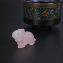 Lucky Elephant Jade Stone Fortune Feng Shui Statue Figurine Office Ornament Chakra Healing Stones Statue Decor Best Gifts Birthday