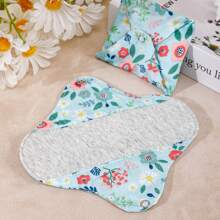 8 Stücke/Set große waschbare Damen Binden aus 100% Baumwolle, atmungsaktive auslaufsichere Monatsbinden, Inkontinenz Pads für Mittelalter und Senioren