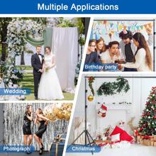 UEGOGO Fotostudio Hintergrundstativ, multifunktionales Hintergrundstativ, einstellbares tragbares Set mit Aufbewahrungstasche, großes Hintergrundstativ, 2x2 Meter hoher Hintergrund, Landschaftsrahmengerüst, geeignet für Hochzeiten, Partys, Fotografie und Veranstaltungen, Weihnachtsfeiern, Dekorationen, Weihnachtsgeschenke, Halloween