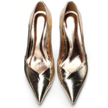 TDD Kitten Heels High Heels For Women Pointed Toe Pumps Closed Toe Dressy Comfortable Sexy Elegantes Wedding Slip On Formal Prom Sparkly 2 Inch Pump