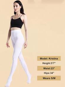 Women Tights - White - View 5
