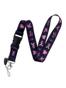 Dây đeo chìa khóa dễ thương thẩm mỹ cho phụ nữ cô gái giáo viên cho thẻ ID dây đeo chìa khóa cho học sinh thẻ ID móc khóa trái tim dây đeo thẻ ID - Nhiều màu - Xem 13