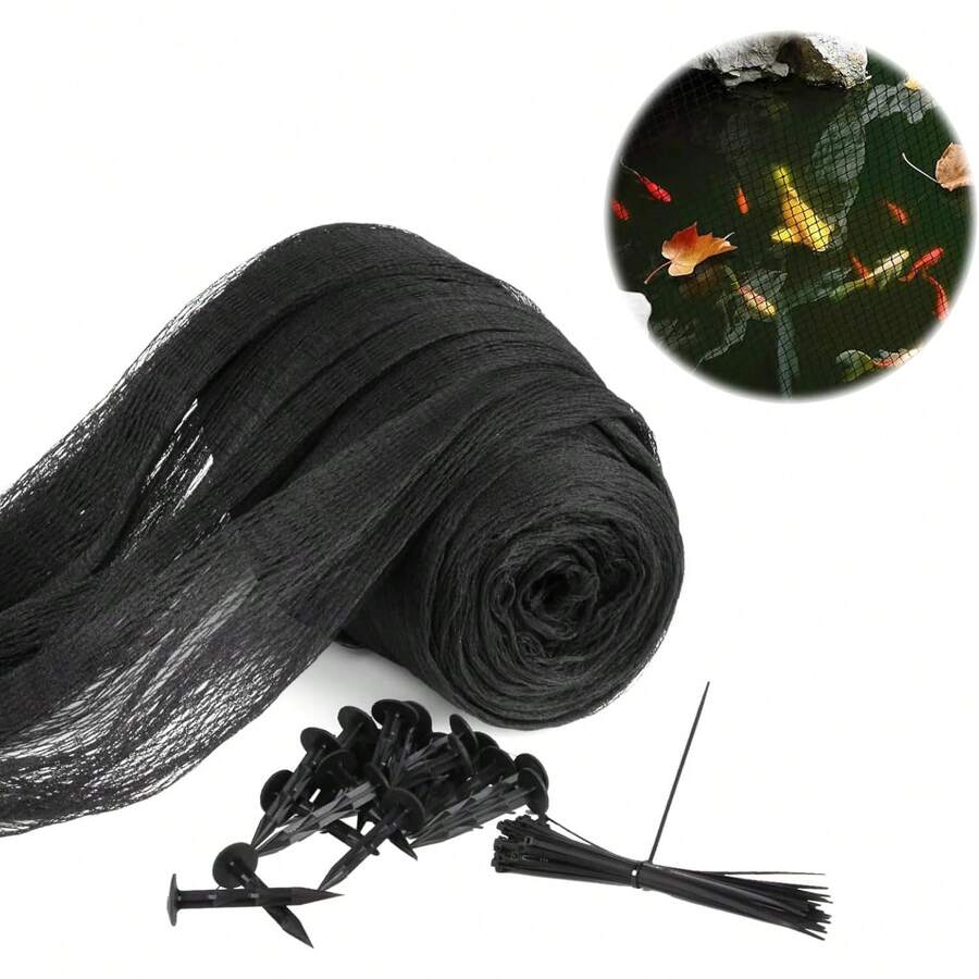 Pond Netting Pond Leaf Net, Satin Pond Cover, Heavy Satin Pond Net, Pond Protective Cover Net Protects Satin Fish From Birds Pond Netting Pond Leaf Net, Satin Pond Cover, Heavy Satin Pond Net, Pond Protective Cover Net Protects Satin Fish From Birds