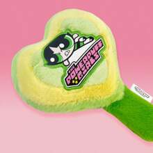 Miniso The Powerpuff Girls Buttercup Heart-Shaped Handheld Mirror - Dual-Sided Design, Perfect For On-The-Go Touch-Ups, Ideal For Travel, Gifts, And Daily Use (1 PC)