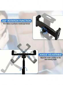Soporte para tableta en el apoyacabezas del auto - Soporte ajustable para tableta en el asiento trasero, artículos esenciales para viajes por carretera de niños, adecuado para tabletas de 4.7 a 11 pulgadas