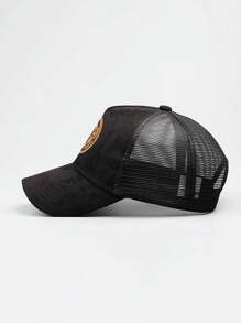 1 pieza Gorra de béisbol tipo snapback de estilo fashionable unisex con protección solar ajustable para uso al aire libre, fiesta en la playa, casual, mezcla de poliéster, color degradado, primavera, verano, otoño