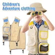 Children Outdoor Adventure Costume Set, Pretend Play Role-Playing Outfit, Suitable For Boys & Girls Above 3 Years Old, Great For Birthday, Party, Holiday And Children's Day Gift