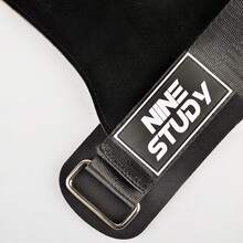 زوج واحد/قطعتين قفازات اللياقة البدنية المضادة للانزلاق للرجال والنساء ،قفازات دعم المعصم والراحة، للرفع الشاق، أربطة مساعدة للشد، حماية الراحة من الانزلاق، حراس المعصم للضغط على المقاعد وشد الذراع - متعدد الألوان - مشاهدة 5