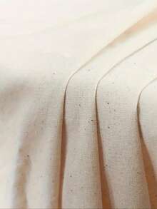 1pc Nordic Minimalist Vintage Beige Tablecloth, Solid Color Home/Dining Table, Square Picnic Cloth, Round Table, Decorative Dining Table Cover - Beige - View 5