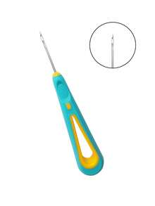 1 pieza/12 piezas Herramienta perforadora manual Equipo de perforación Accesorio práctico Herramientas de aguja perforadora para mechas de velas - Celeste - Ver 6