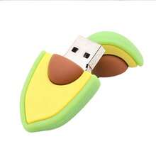 BIYETIMI 128GB Cartoon Fruit Shaped USB Flash Drive, Compatible With Phones And Computers. Also Available: 64GB USB 2.0 And 32GB Gift USB Drives - Green - View 8
